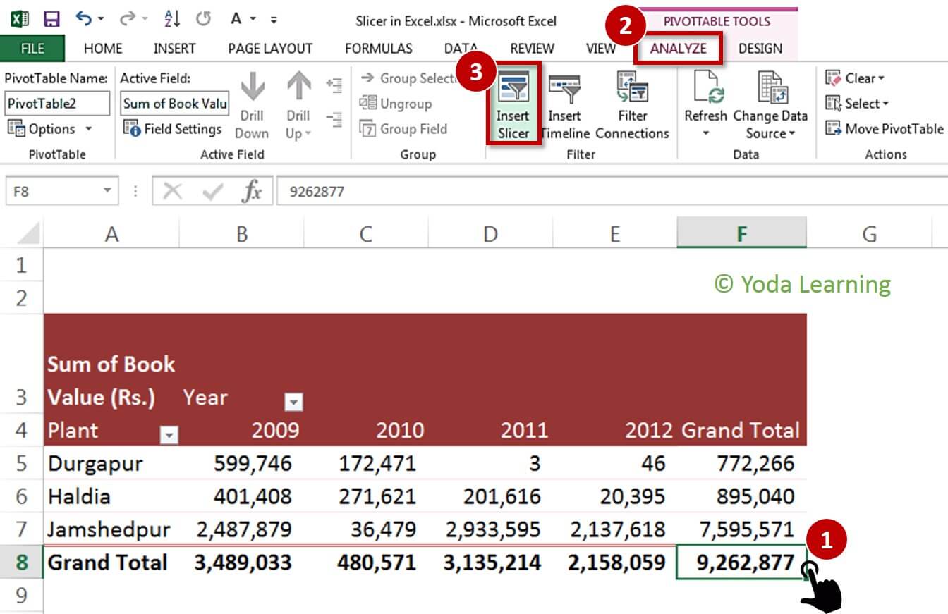 filter for pivot table excel mac